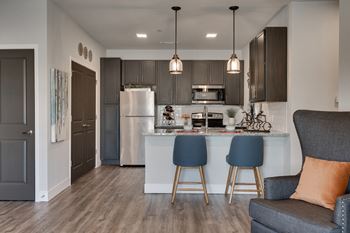 Subway tile backsplash